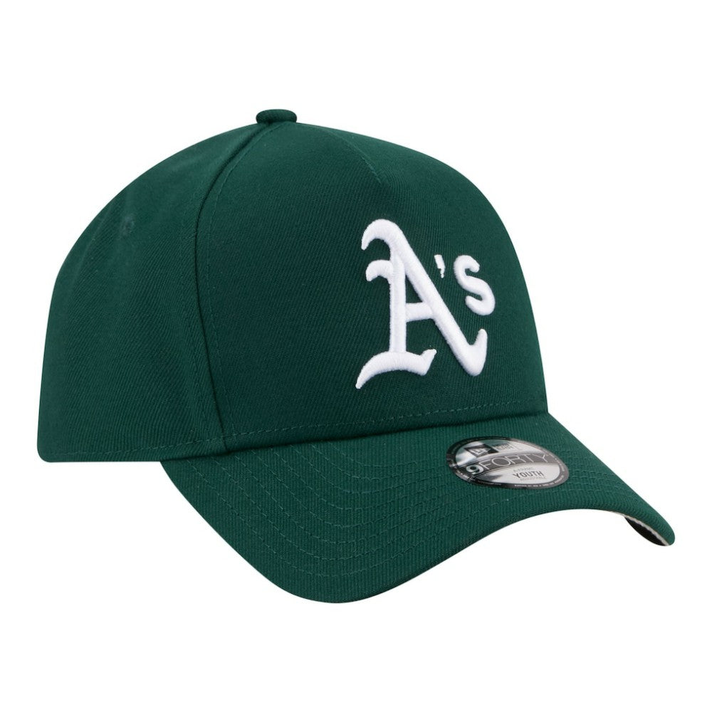 Green Athletics New Era Youth 9FORTY A-Frame Adjustable Hat
