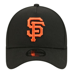 Black San Francisco Giants New Era Youth 9FORTY A-Frame Adjustable Hat