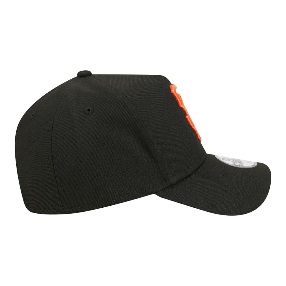 Black San Francisco Giants New Era Youth 9FORTY A-Frame Adjustable Hat