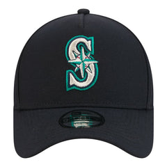 Navy Seattle Mariners New Era Youth 9FORTY A-Frame Adjustable Hat