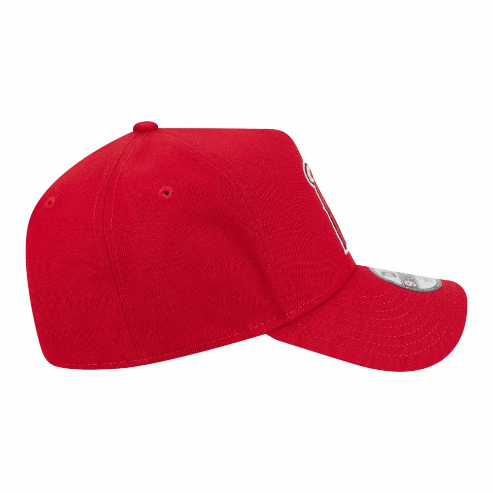 Red Los Angeles Angels New Era Youth 9FORTY A-Frame Adjustable Hat