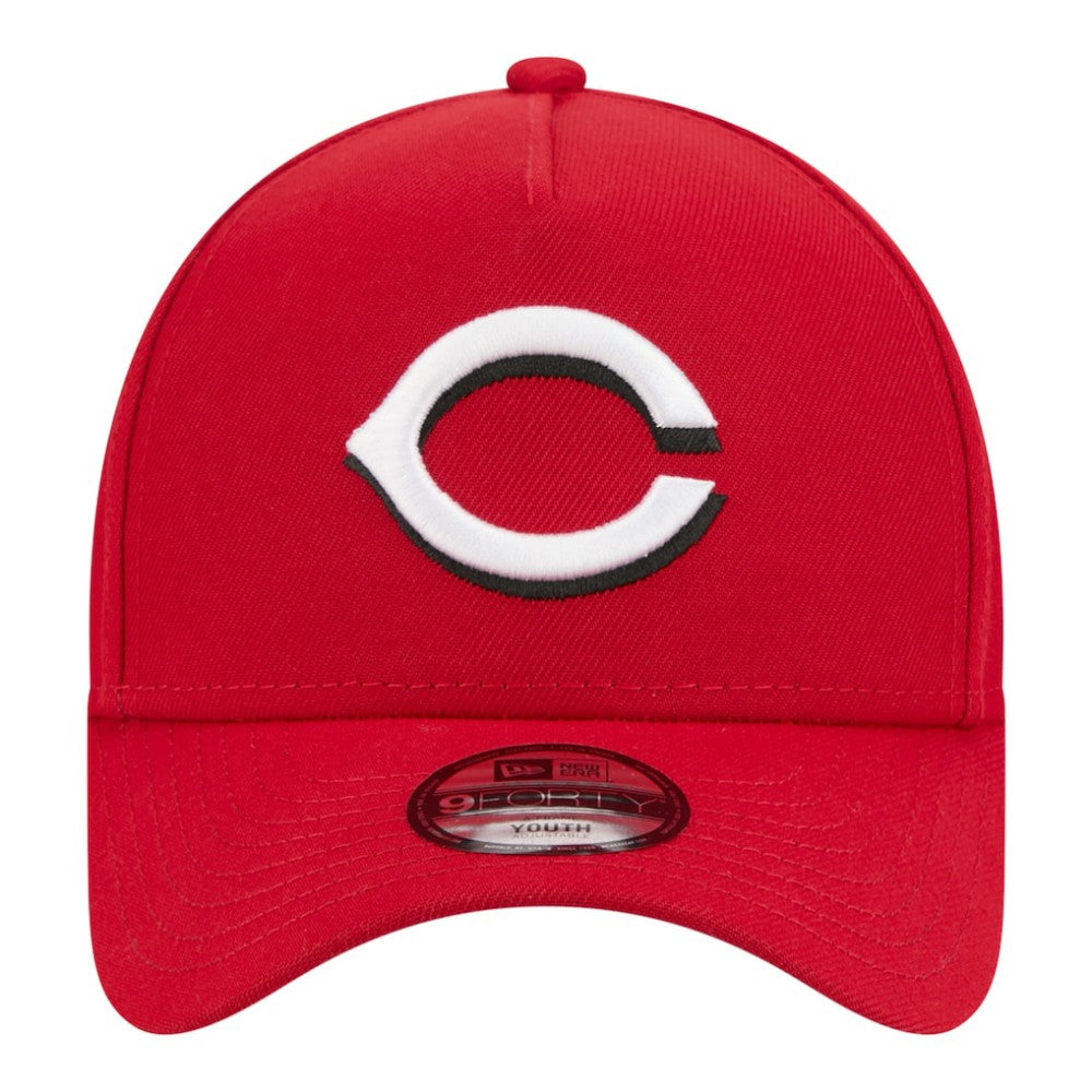 Red Cincinnati Reds New Era Youth 9FORTY A-Frame Adjustable Hat