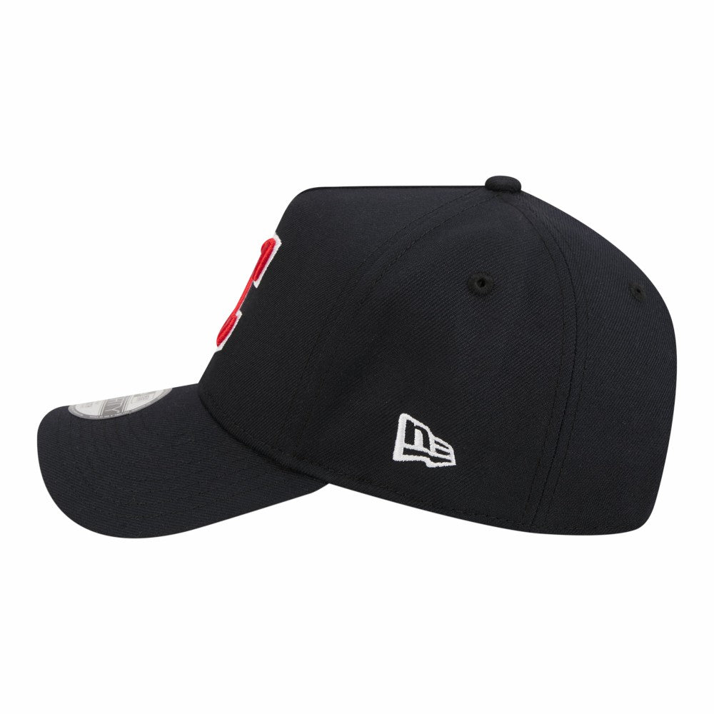 Navy Cleveland Guardians New Era Youth 9FORTY A-Frame Adjustable Hat