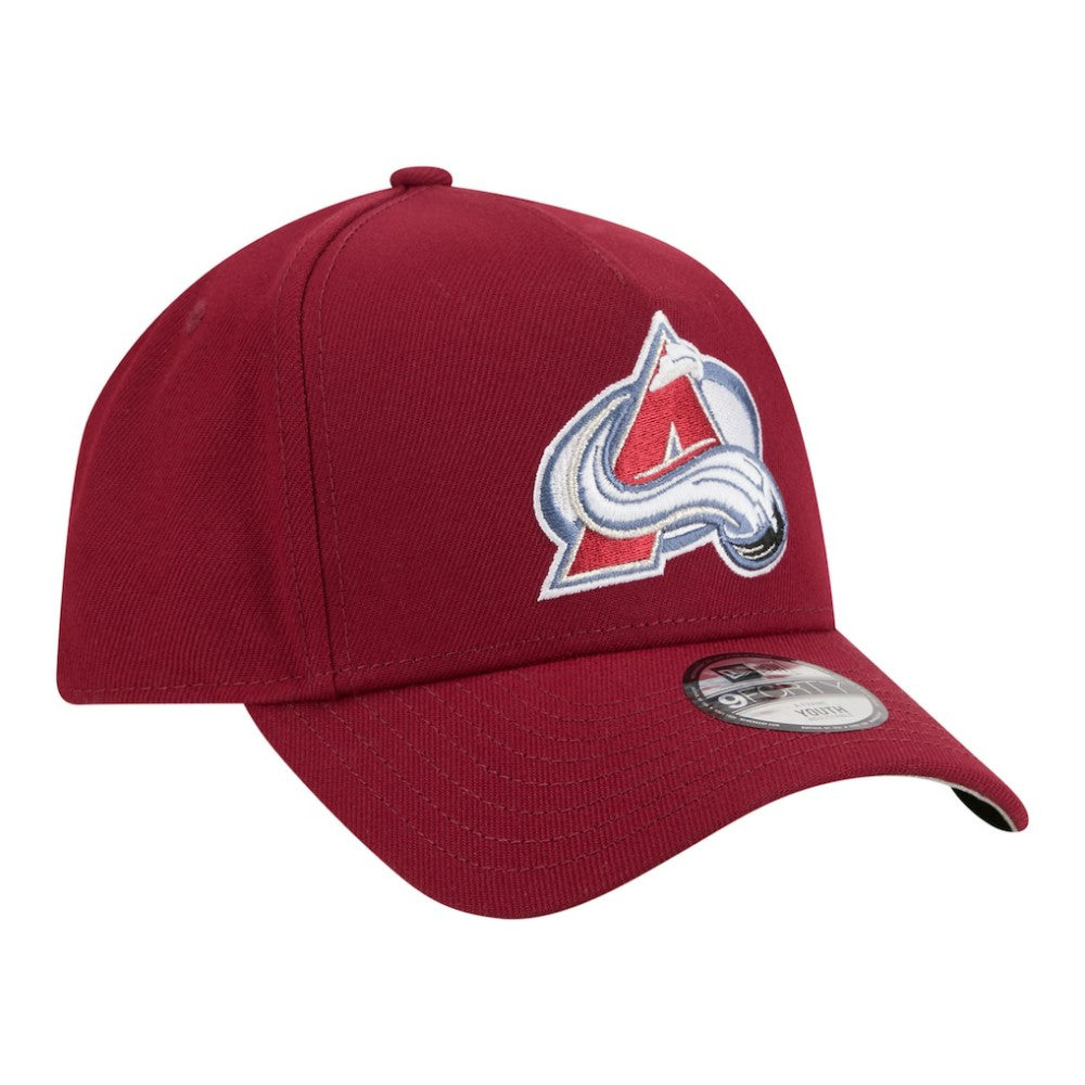 NHL Colorado Avalanche New Era Youth 9FORTY A-Frame Adjustable Hat