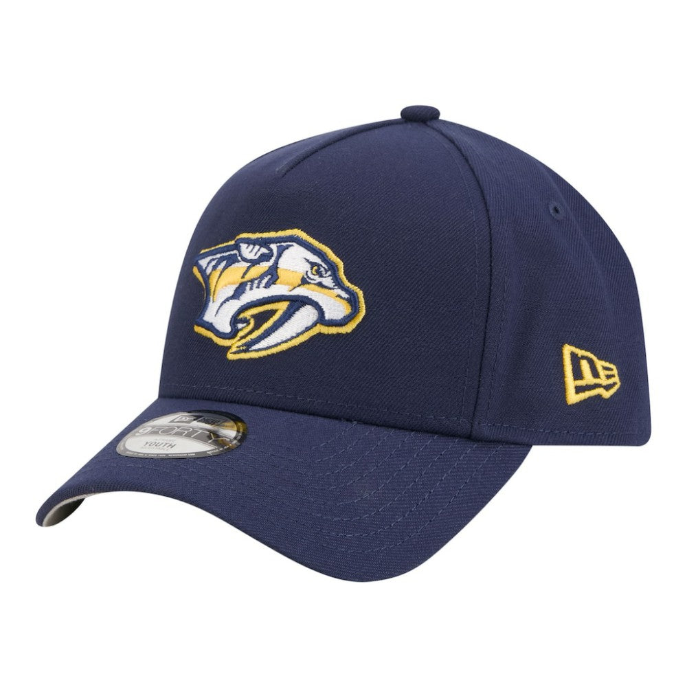 NHL Nashville Predators New Era Youth 9FORTY A-Frame Adjustable Hat