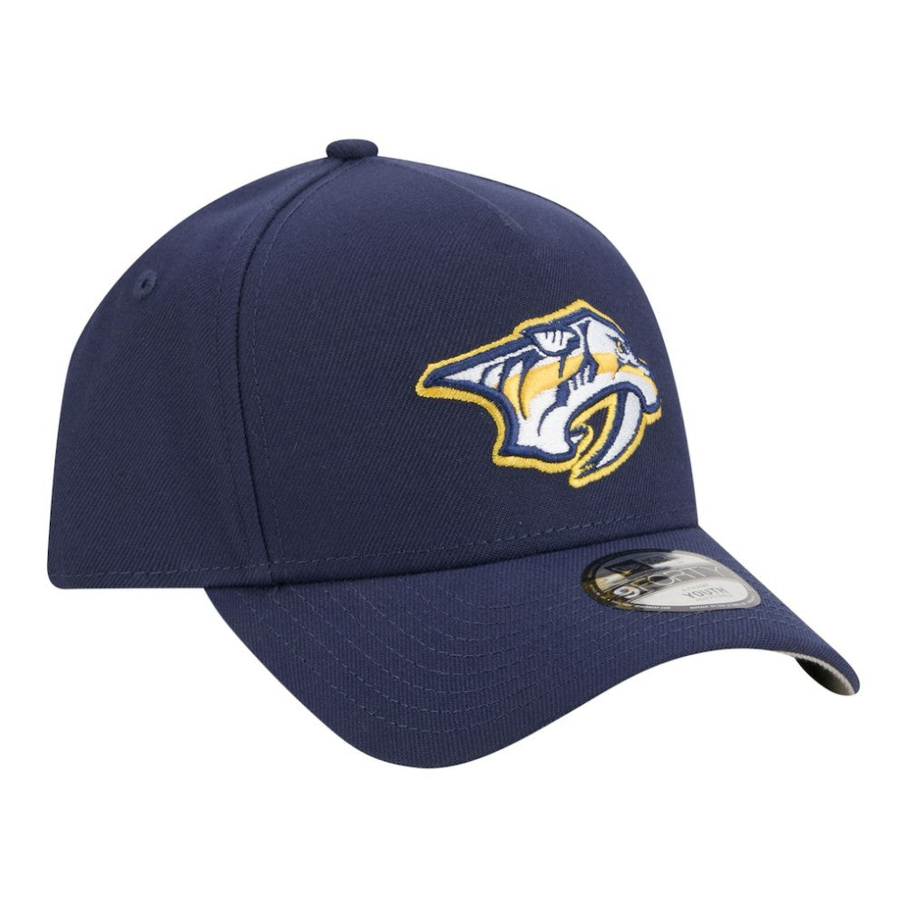 NHL Nashville Predators New Era Youth 9FORTY A-Frame Adjustable Hat