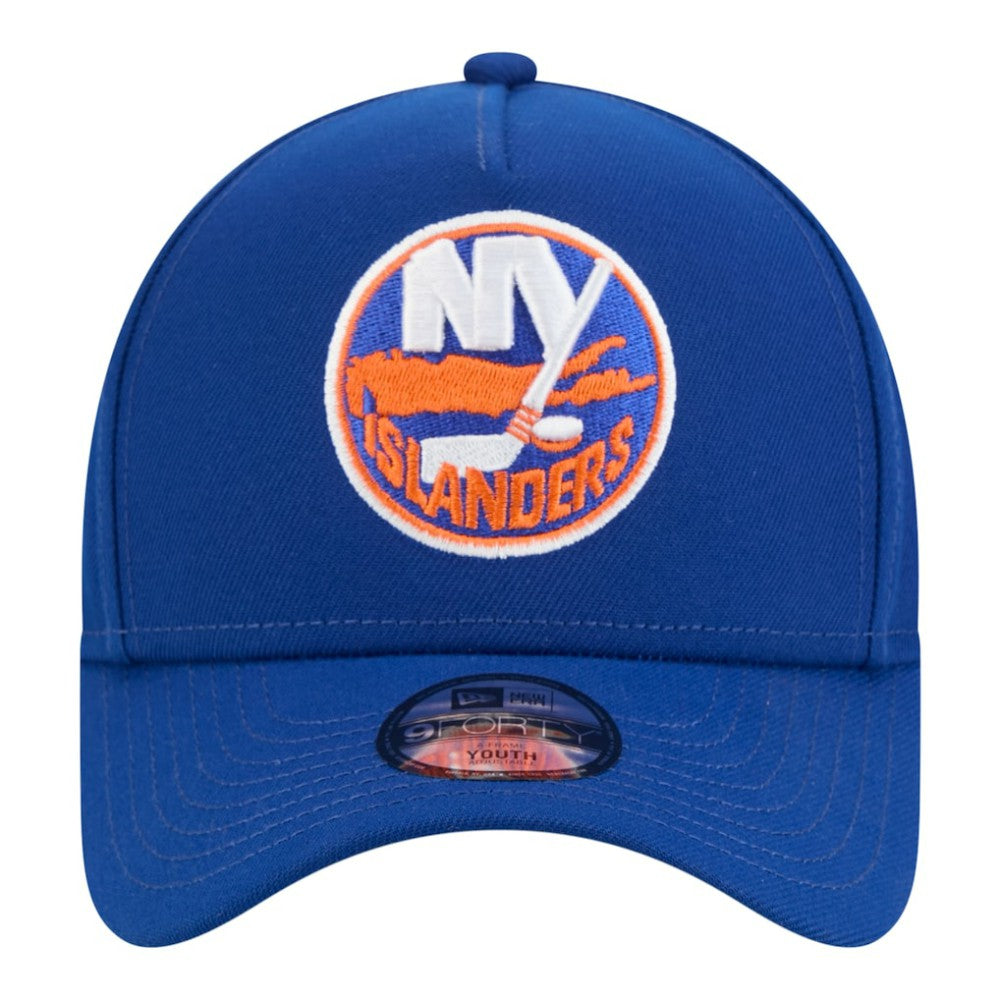 NHL New York Islanders New Era Youth 9FORTY A-Frame Adjustable Hat