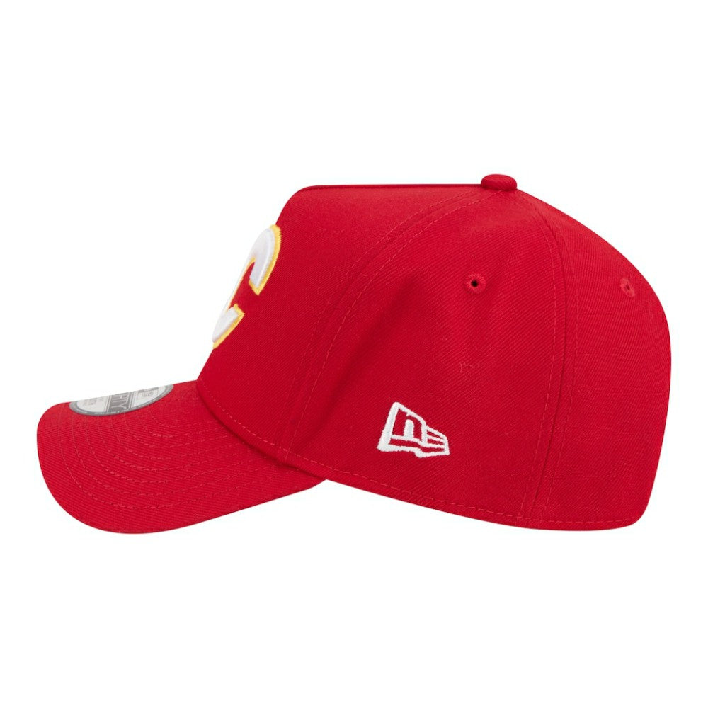 NHL Calgary Flames New Era Youth 9FORTY A-Frame Adjustable Hat