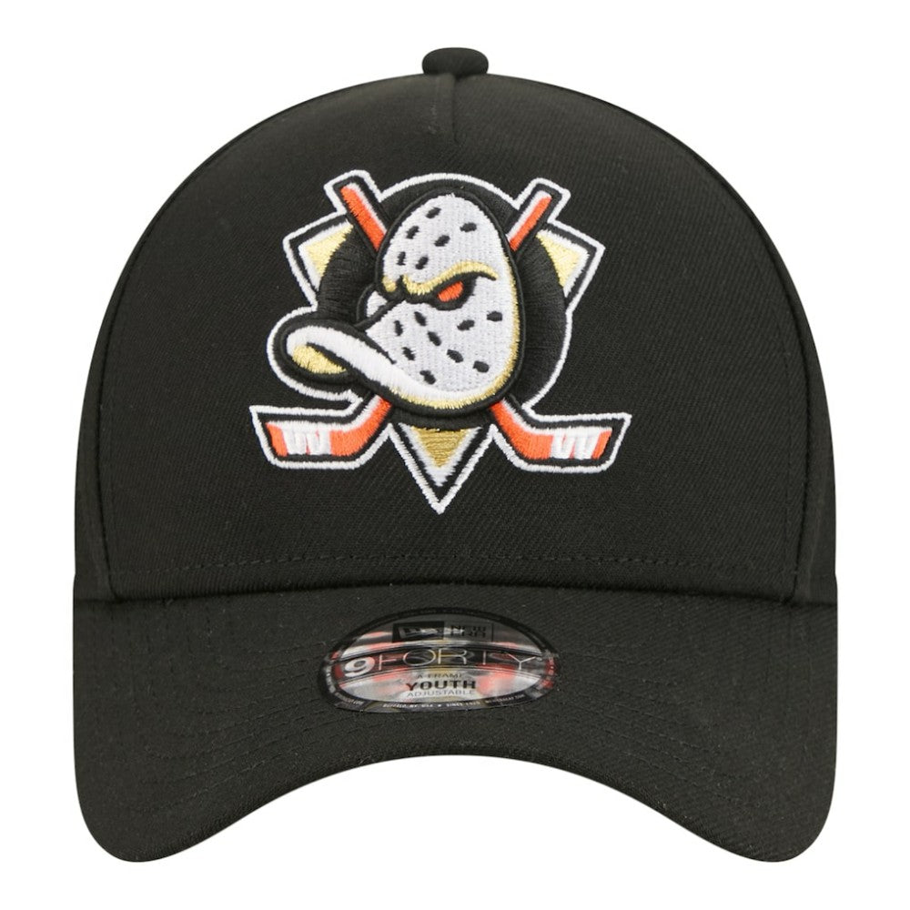 NHL Anaheim Ducks New Era Youth 9FORTY A-Frame Adjustable Hat