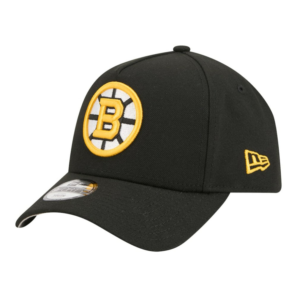 NHL Boston Bruins New Era Youth 9FORTY A-Frame Adjustable Hat