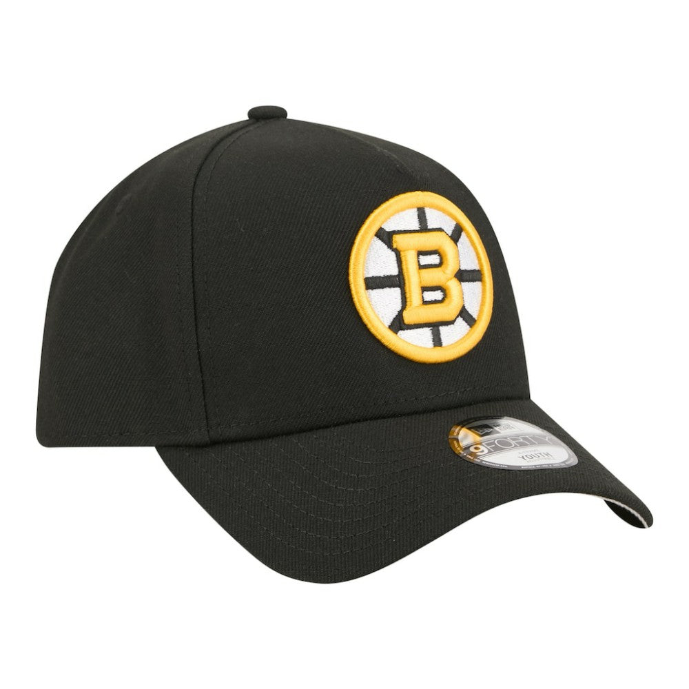NHL Boston Bruins New Era Youth 9FORTY A-Frame Adjustable Hat