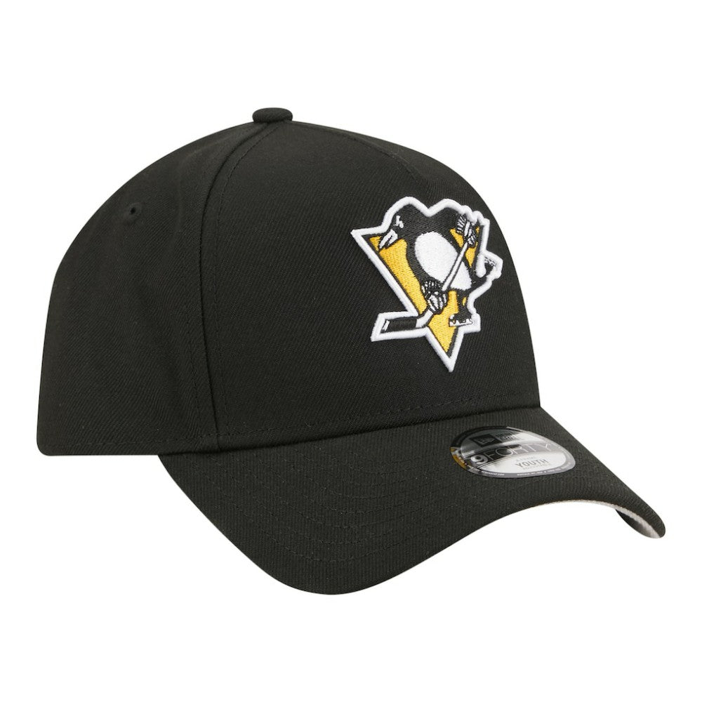 NHL Pittsburgh Penguins New Era Youth 9FORTY A-Frame Adjustable Hat
