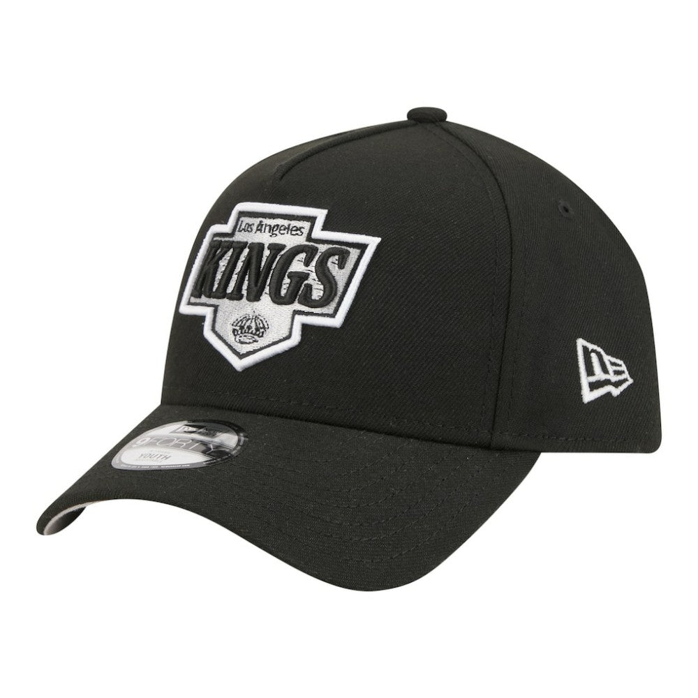 NHL Los Angeles Kings New Era Youth 9FORTY A-Frame Adjustable Hat