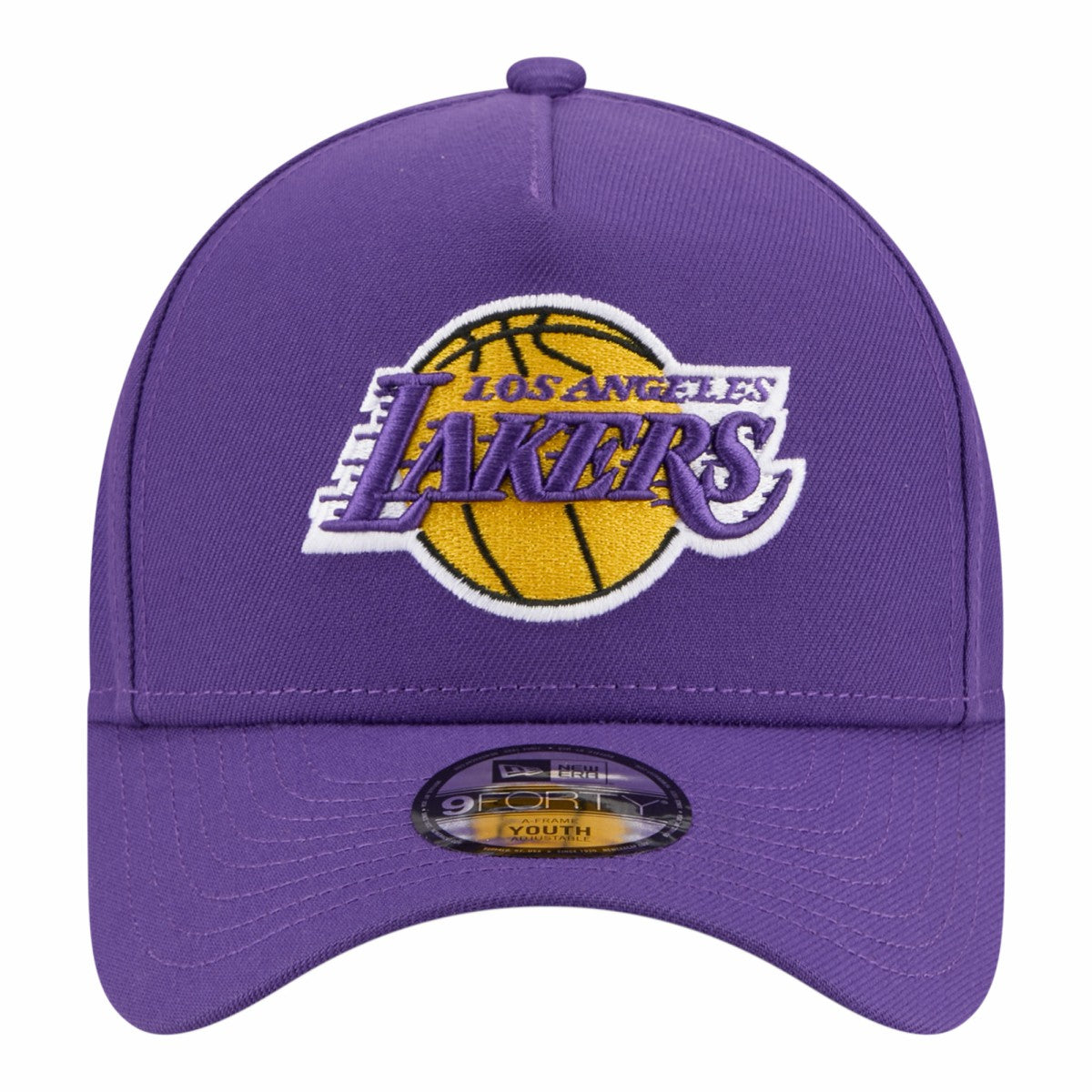 New Era Los Angeles Lakers Youth 9FORTY A-Frame Adjustable Hat