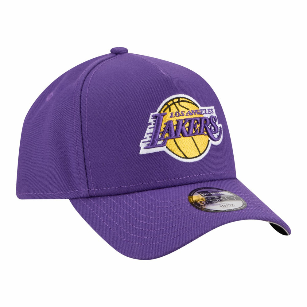 New Era Los Angeles Lakers Youth 9FORTY A-Frame Adjustable Hat