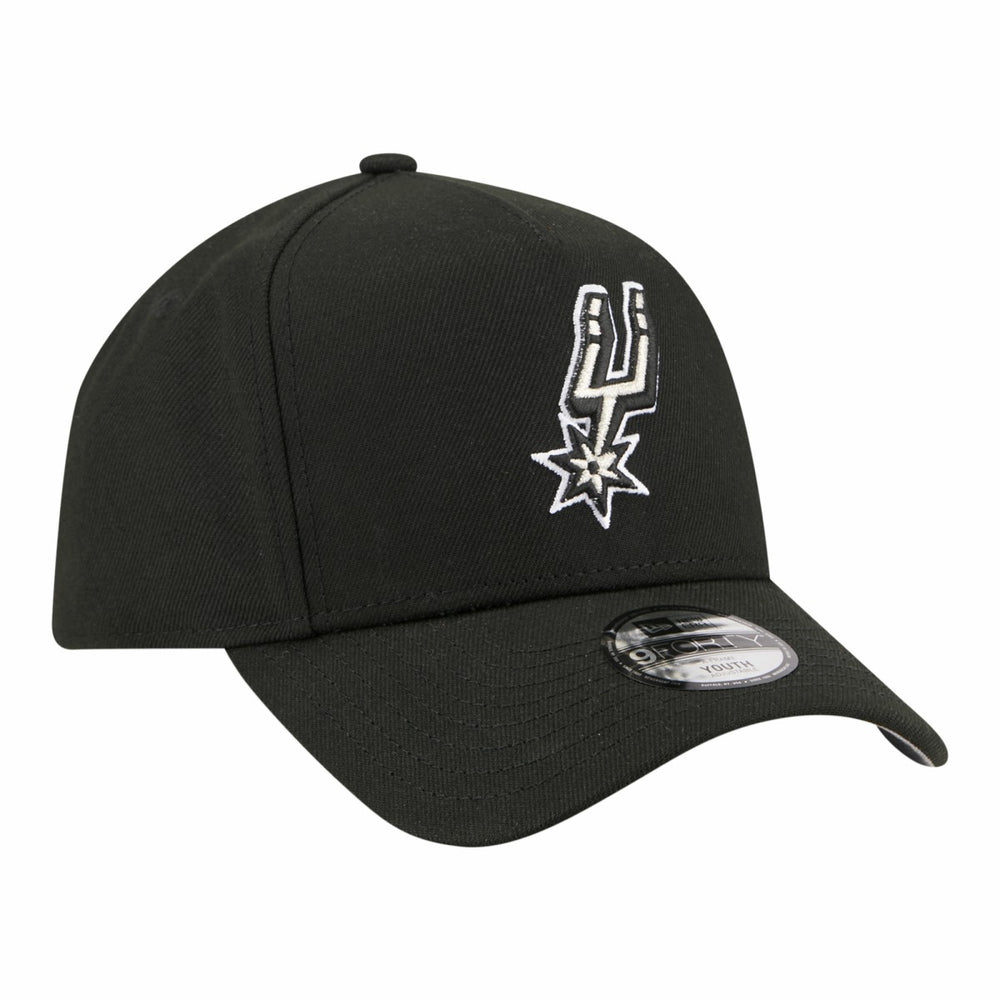 New Era San Antonio Spurs Youth 9FORTY A-Frame Adjustable Hat