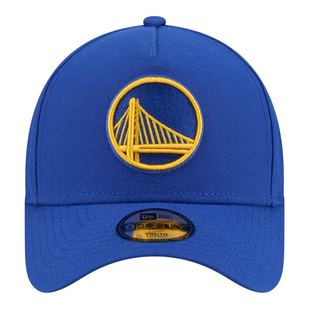 New Era Golden State Warriors Youth 9FORTY A-Frame Adjustable Hat sale