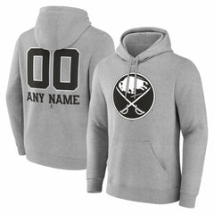 NHL Buffalo Sabres Big & Tall Personalized Name & Number Monochrome Pullover Hoodie