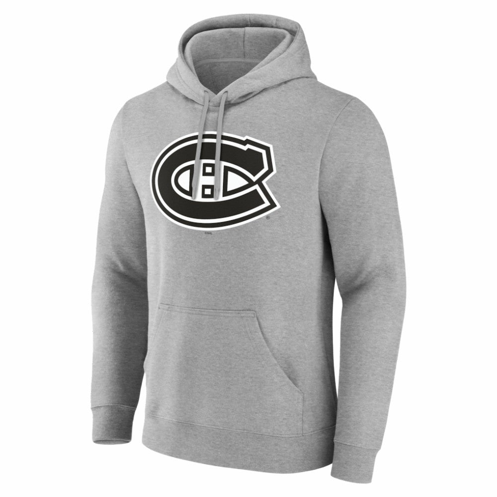 NHL Montreal Canadiens Big & Tall Personalized Name & Number Monochrome Pullover Hoodie
