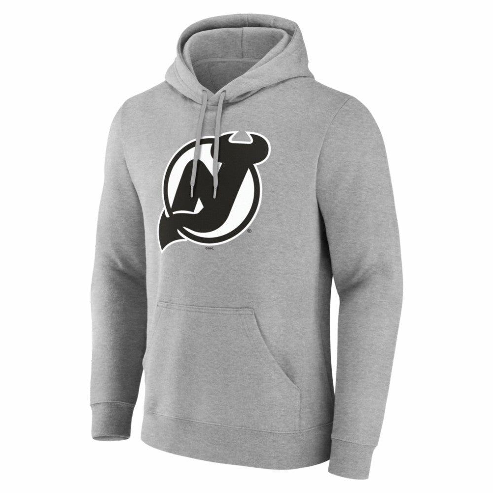 NHL New Jersey Devils Big & Tall Personalized Name & Number Monochrome Pullover Hoodie