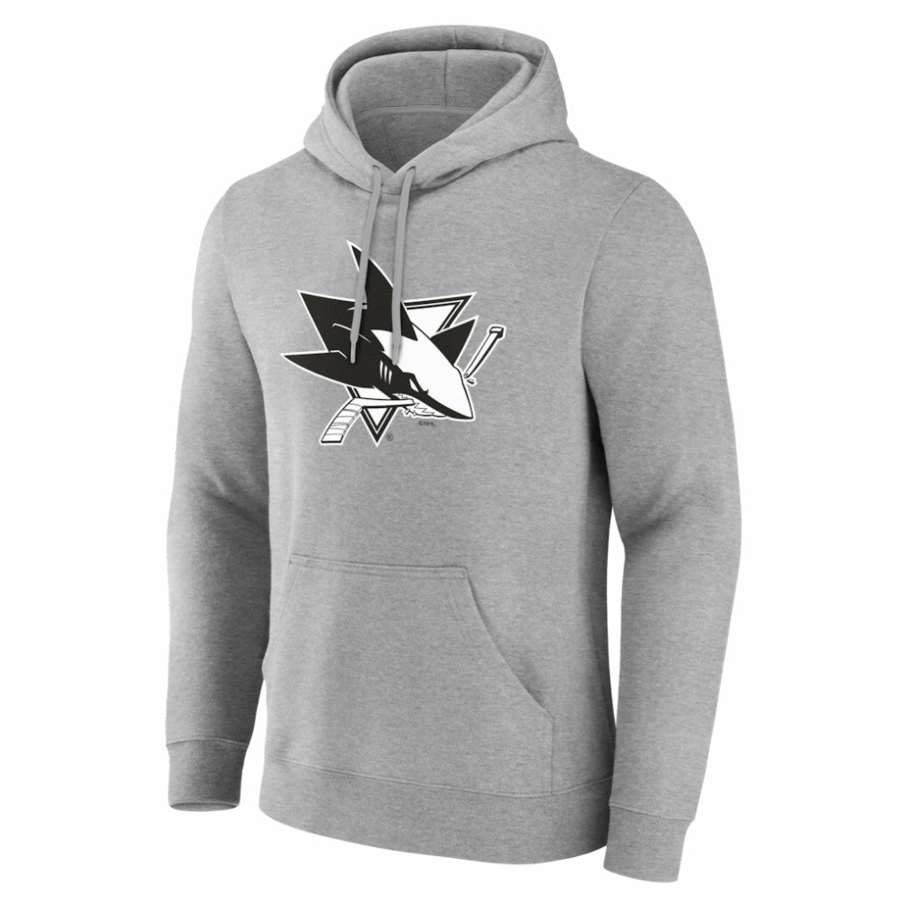 NHL San Jose Sharks Big & Tall Personalized Name & Number Monochrome Pullover Hoodie