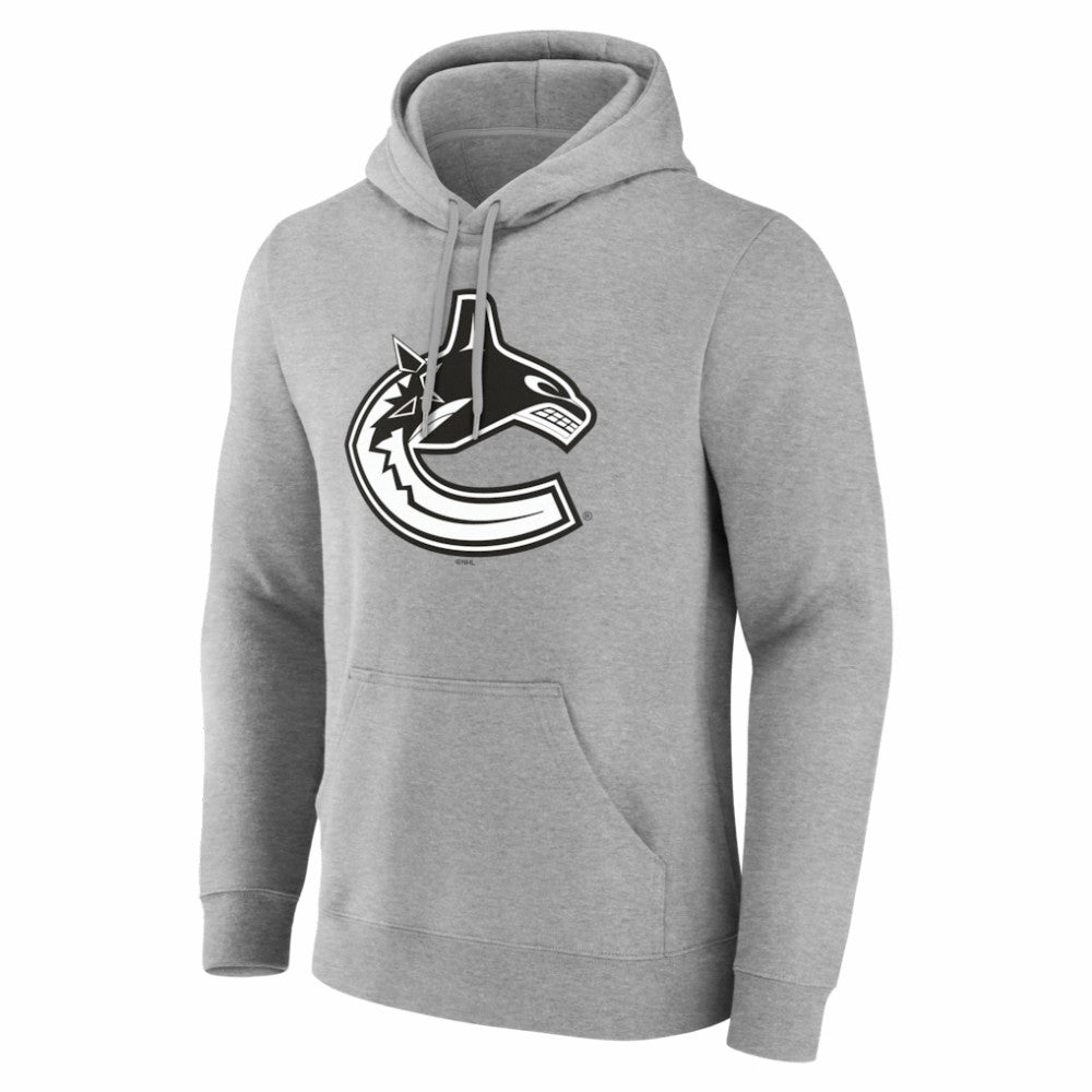 NHL Vancouver Canucks Big & Tall Personalized Name & Number Monochrome Pullover Hoodie