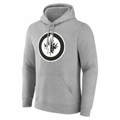 NHL Winnipeg Jets Big & Tall Personalized Name & Number Monochrome Pullover Hoodie