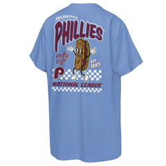 Light Blue Philadelphia Phillies Mitchell & Ness Cooperstown Concession T-Shirt