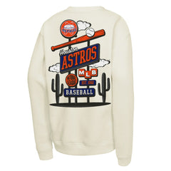 Natural Houston Astros Mitchell & Ness Youth Retro Billboard Sweatshirt