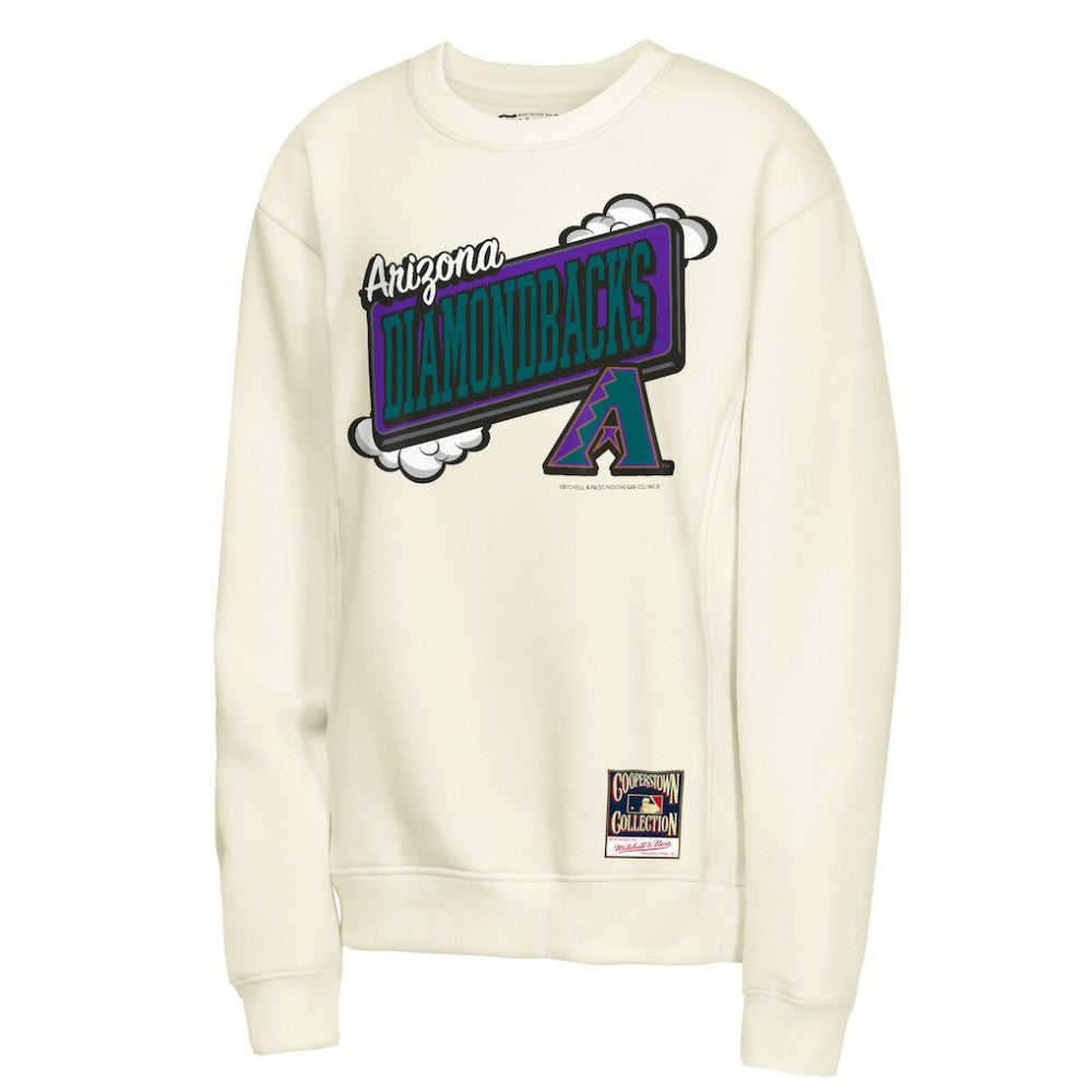 Natural Arizona Diamondbacks Mitchell & Ness Youth Retro Billboard Sweatshirt
