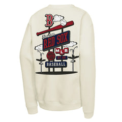 Natural Boston Red Sox Mitchell & Ness Youth Retro Billboard Sweatshirt