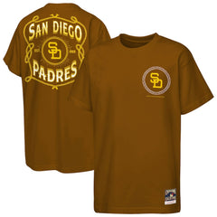 Brown San Diego Padres Mitchell & Ness Youth Cooperstown Rodeo Rope T-Shirt