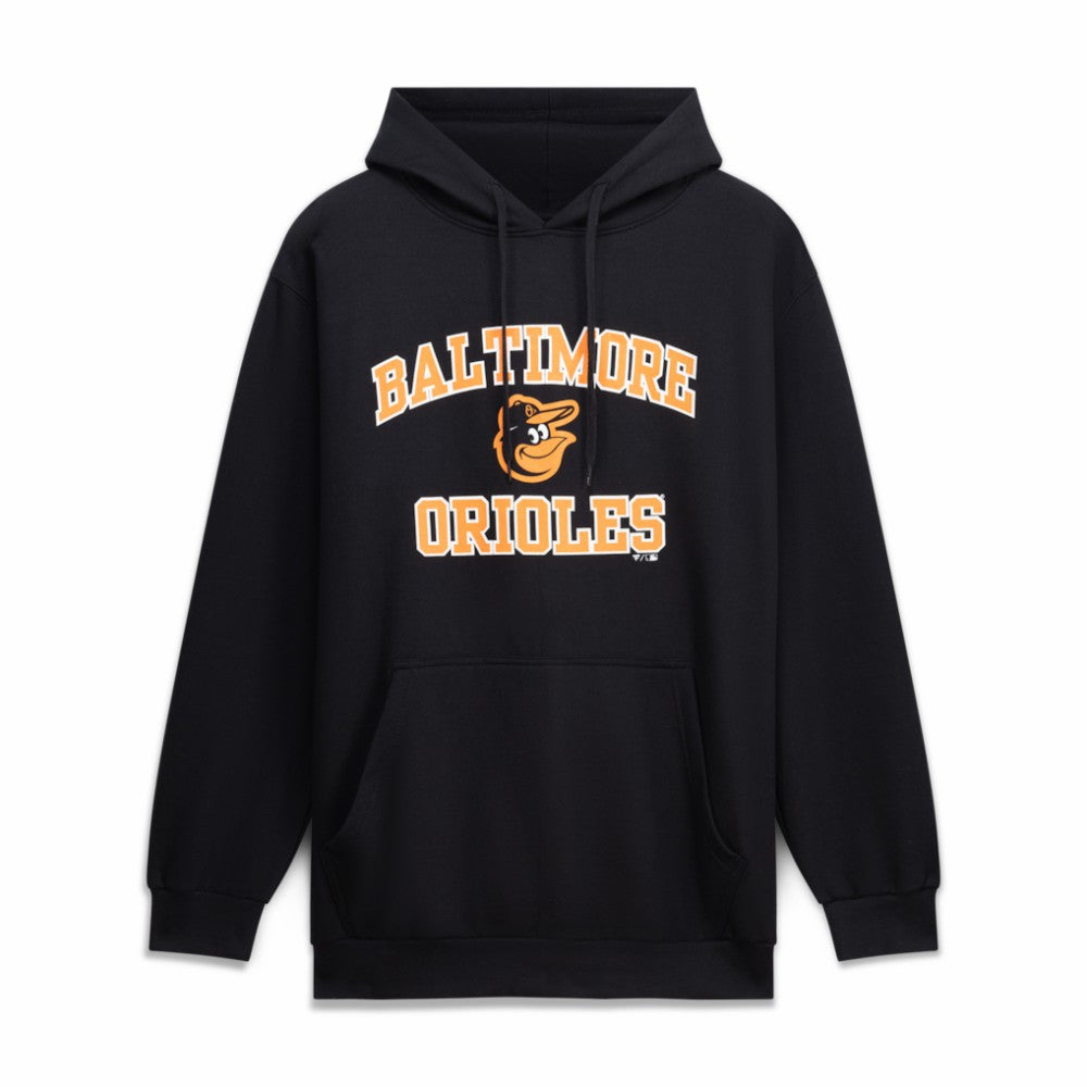 Black Baltimore Orioles Fanatics Big & Tall Heart & Soul Hoodie