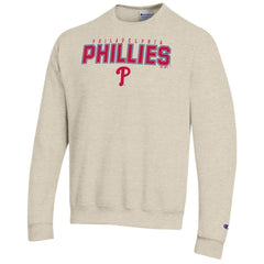 Oatmeal Philadelphia Phillies Champion Eco Powerblend Sweatshirt