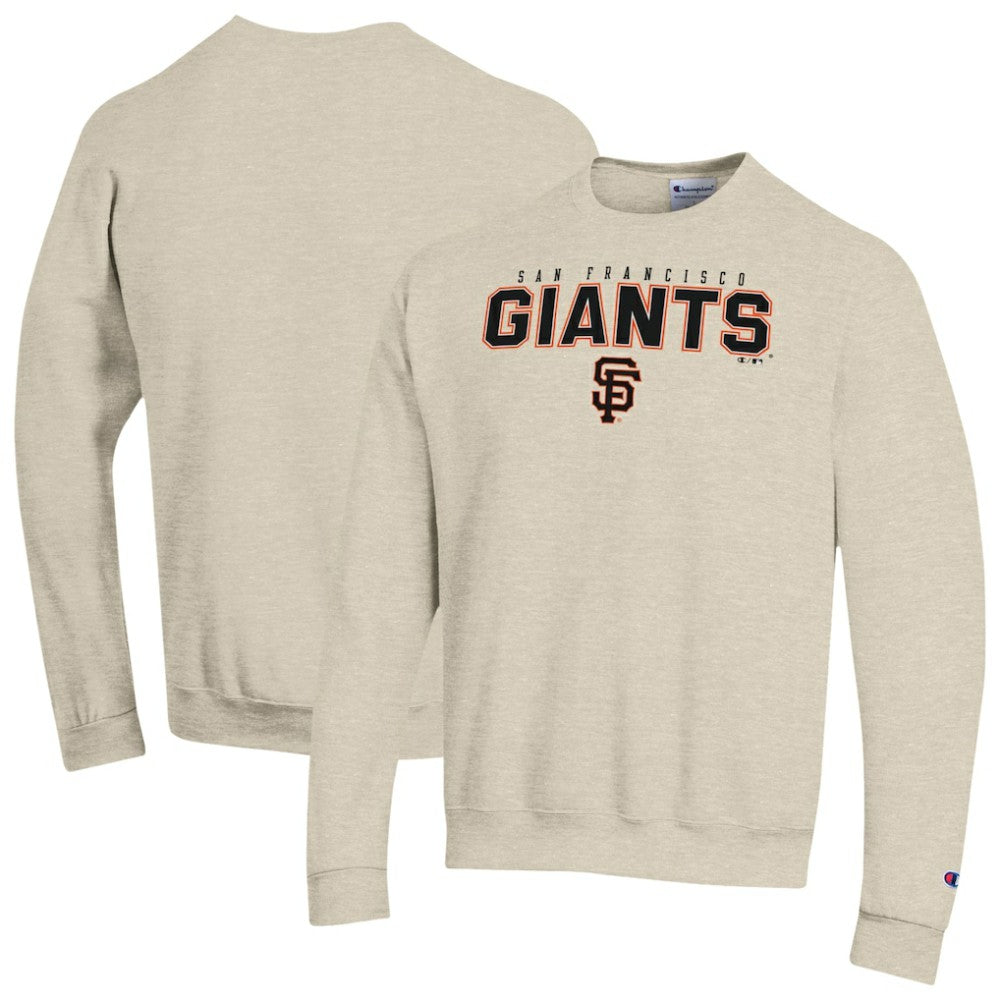 Oatmeal San Francisco Giants Champion Eco Powerblend Sweatshirt