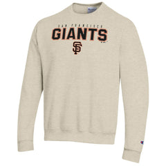 Oatmeal San Francisco Giants Champion Eco Powerblend Sweatshirt