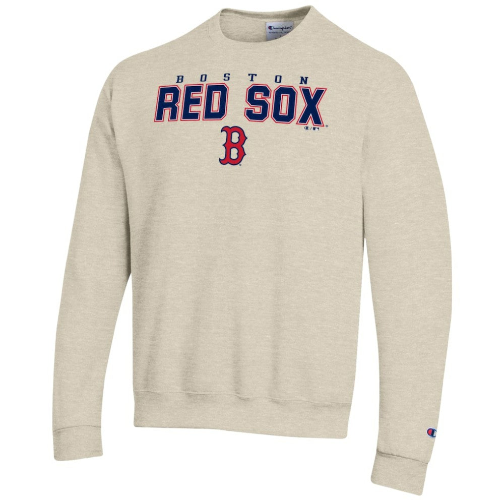 Oatmeal Boston Red Sox Champion Eco Powerblend Sweatshirt