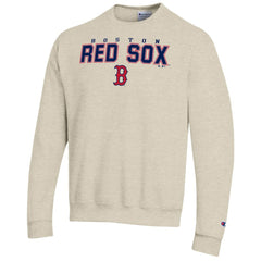 Oatmeal Boston Red Sox Champion Eco Powerblend Sweatshirt