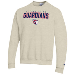 Oatmeal Cleveland Guardians Champion Eco Powerblend Sweatshirt