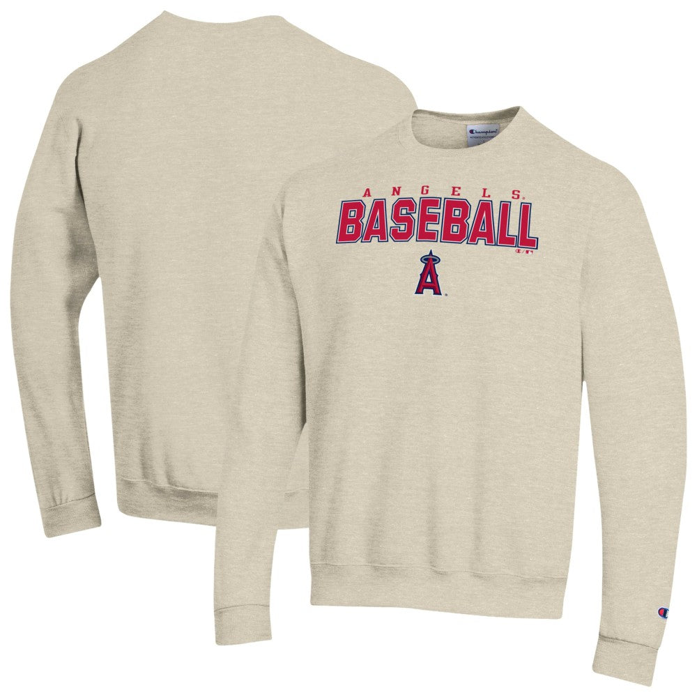 Oatmeal Los Angeles Angels Champion Eco Powerblend Sweatshirt