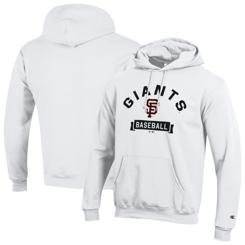White San Francisco Giants Champion Eco Powerblend Hoodie