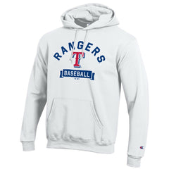 White Texas Rangers Champion Eco Powerblend Hoodie