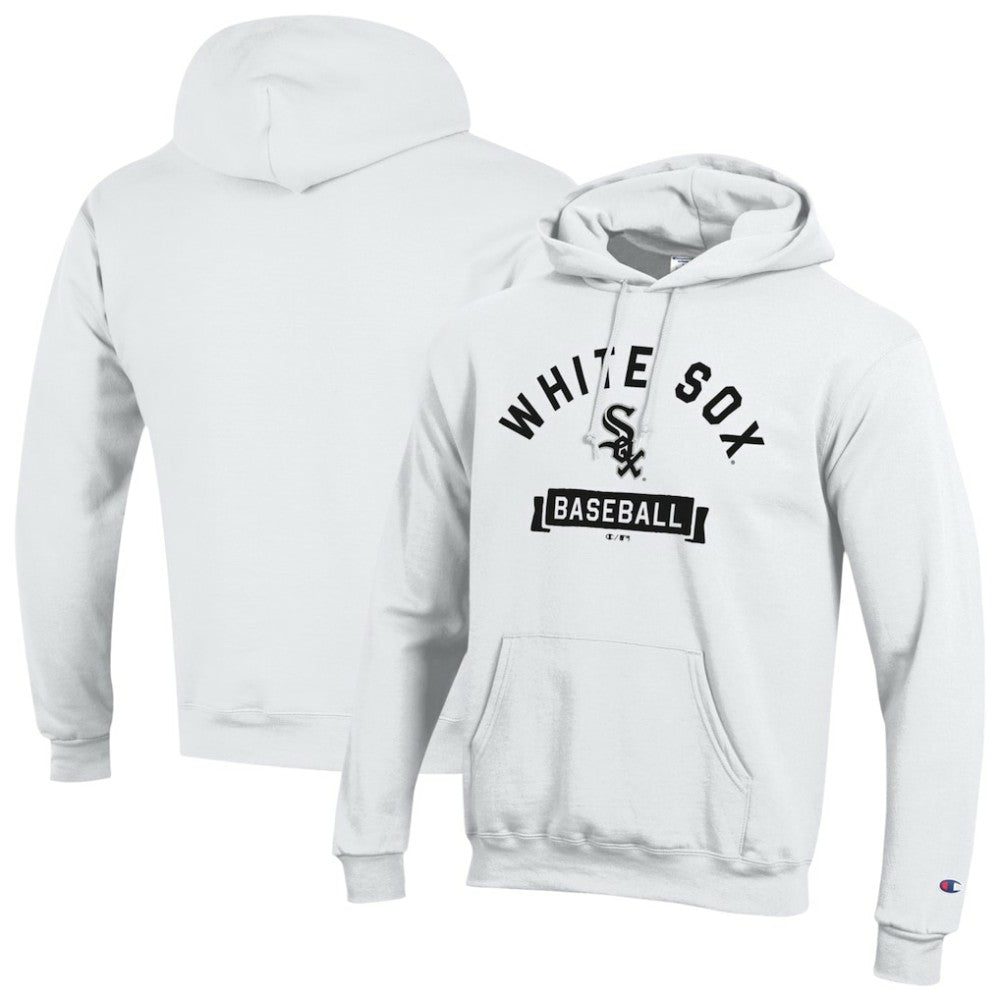 White Chicago White Sox Champion Eco Powerblend Hoodie