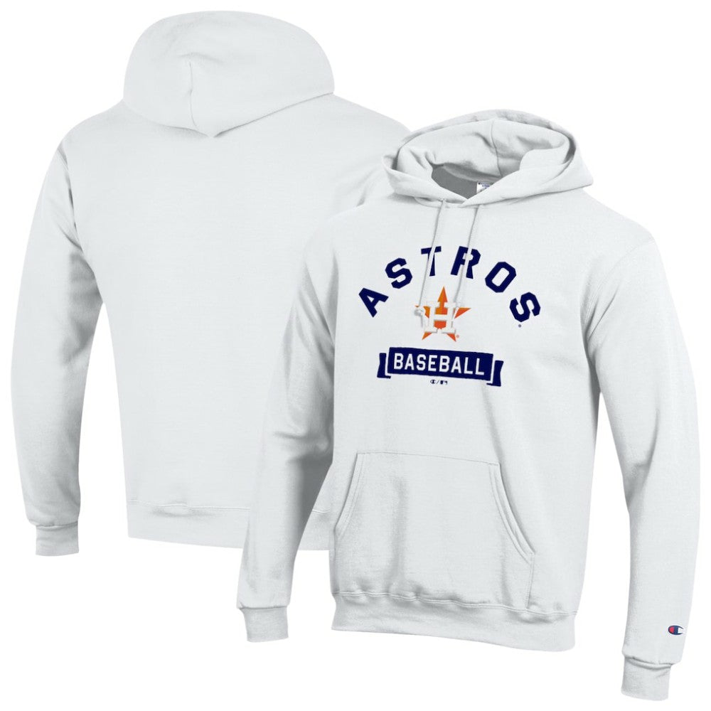 White Houston Astros Champion Eco Powerblend Hoodie