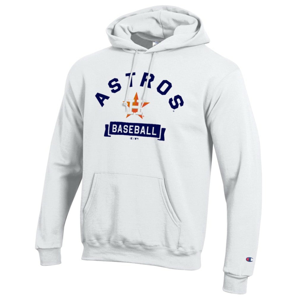 White Houston Astros Champion Eco Powerblend Hoodie