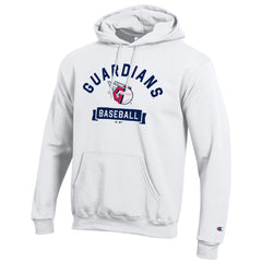 White Cleveland Guardians Champion Eco Powerblend Hoodie