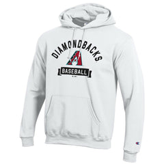 White Arizona Diamondbacks Champion Eco Powerblend Hoodie