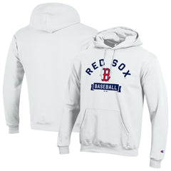 White Boston Red Sox Champion Eco Powerblend Hoodie