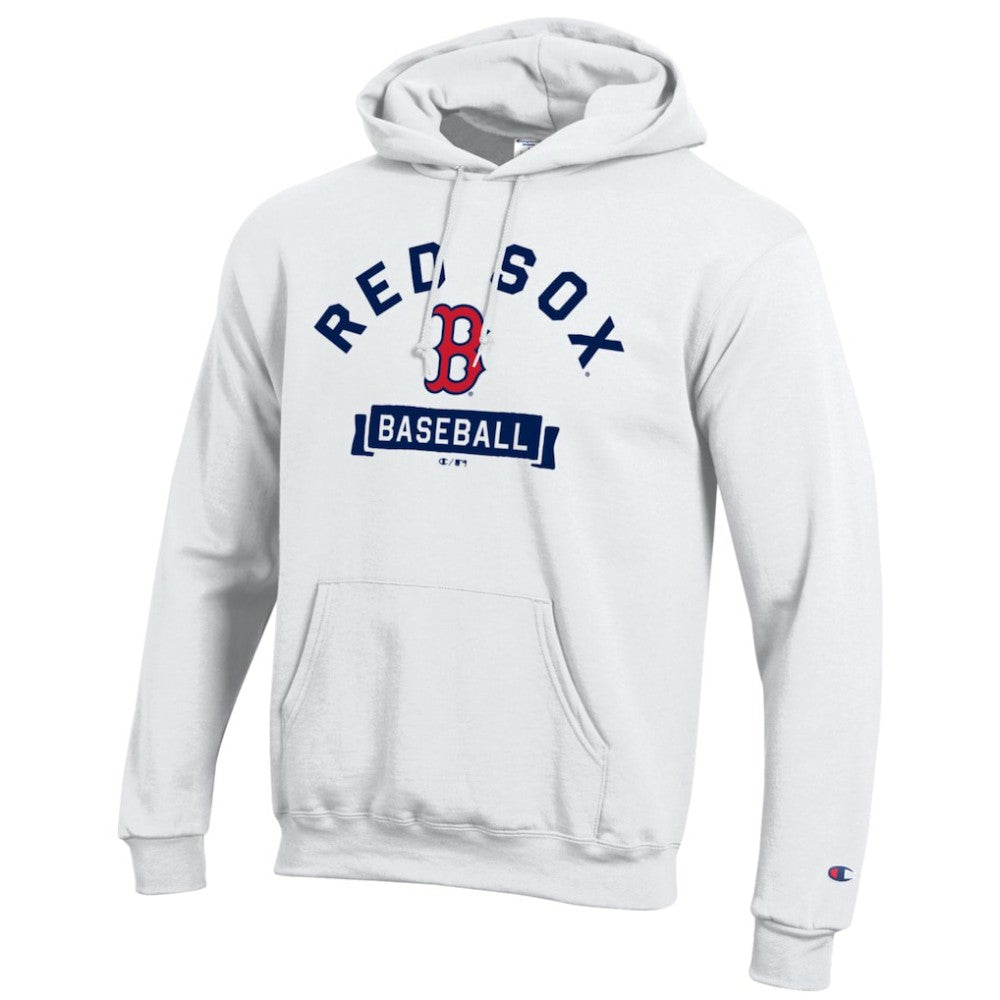 White Boston Red Sox Champion Eco Powerblend Hoodie