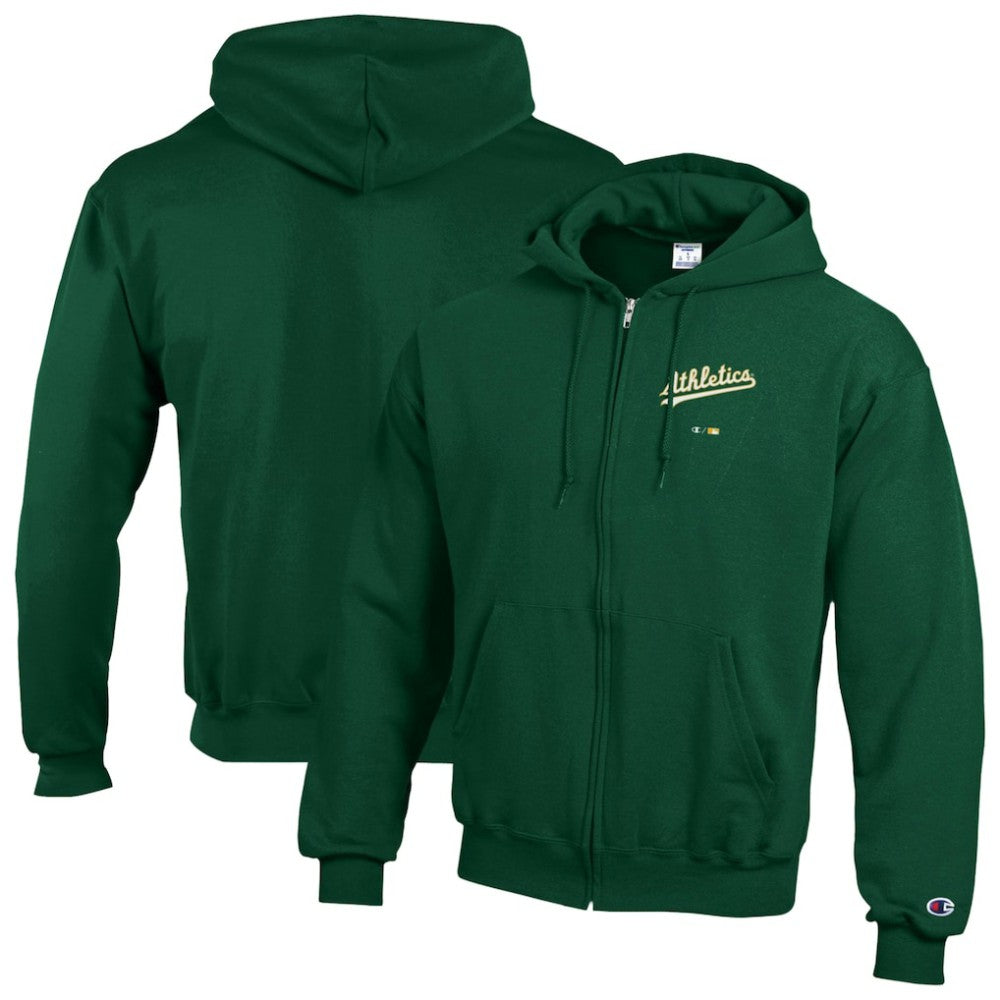Green Athletics Champion Eco Powerblend Full-Zip Hoodie
